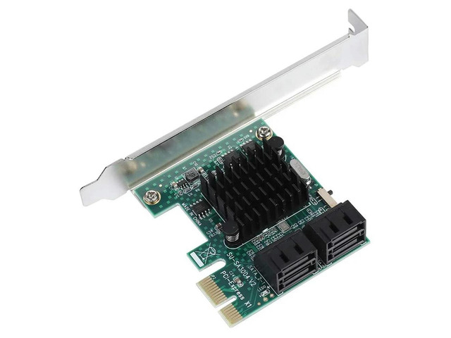 FOR PCIE To SATA Expansion Controller Expansion Card With 4 Ports 6G SATA Expansion Card For PCI Expansion Cards