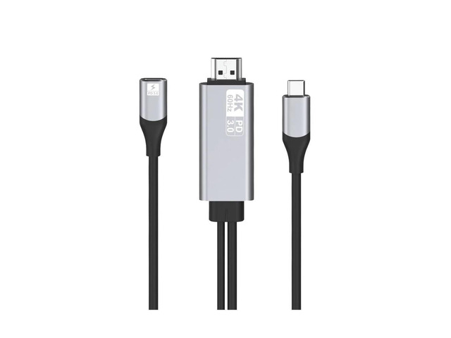 FOR 4K@60Hz Type C to HDMI-Compatible Cable Screen Mirroring Device for Laptop Converter Adapter Screen Sharing Accessories