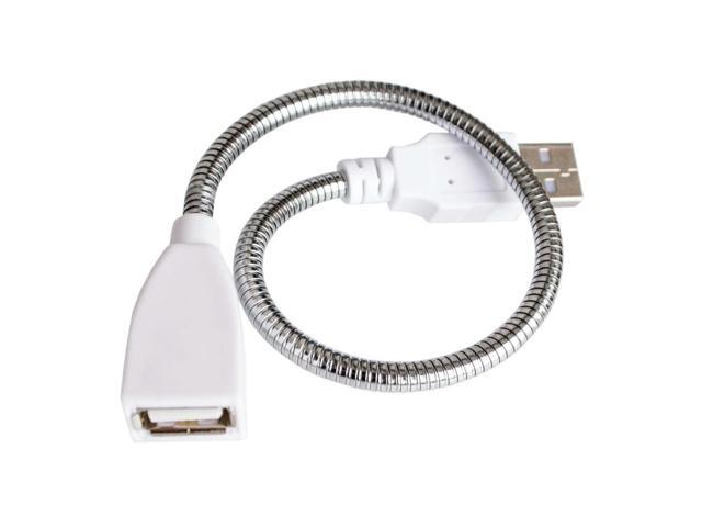 FOR Desk Lamp USB Power Cable Extension Cord Flexible Metal Hose USB Desk Light