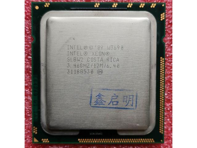 Intel Xeon W3690 3.46GHz (3.73GHz Turbo Boost) LGA 1366 130W BX80613W3690 Server Processor