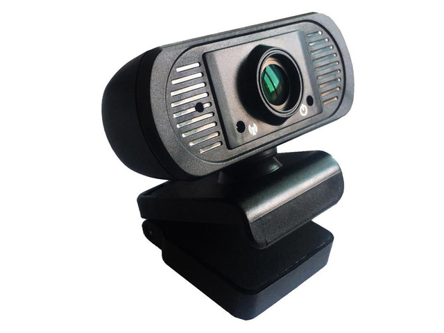 Vista ZOOMEX 1080P HD Portable Camera And Mic For Video Chat - Black