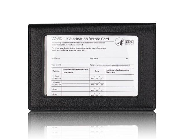 Vista Essential 2 In 1 Vaccination Card And ID Card Holder - BLUE