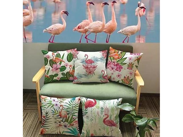 Vista Fabulous Flamingos Cushion Covers - Multi Colors