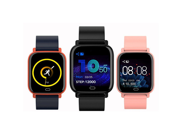 Vista Smart Fit Multi Function Smart Watch Tracker and Monitor - ORANGE-BLACK
