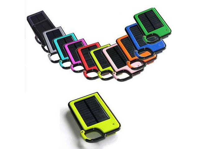 Vista Clip-on Tag Along Solar Charger For Your Smartphone - White