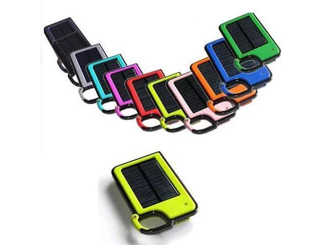 Vista Clip-on Tag Along Solar Charger For Your Smartphone - Blue