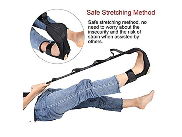 Vista Yogable Ligament Stretching Support Strap For Yoga - Black
