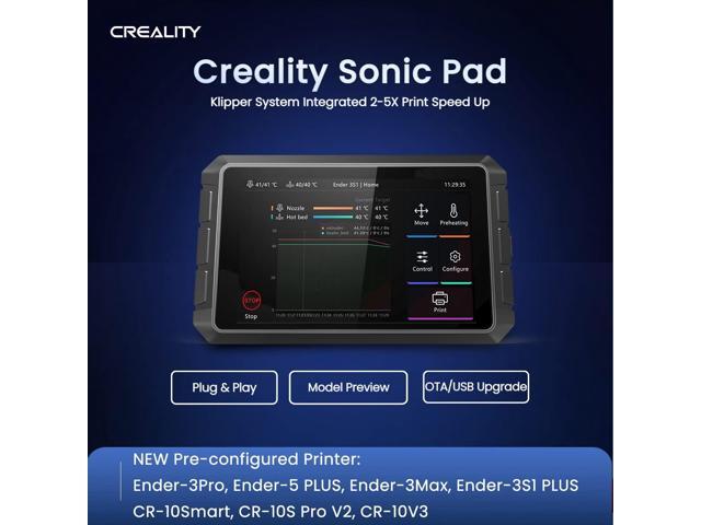 Creality Official Sonic Pad 3D Printed Smart Pad Based on Klipper Firmware with Higher Printing Speed and Quality Ender 3 Pro/Ender 3 V2/Ender 3...