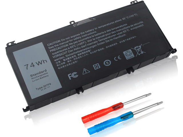 74Wh Type 357F9 71JF4 Li-ion Battery for Dell Inspiron 15 7000 Gaming 15 7559 75