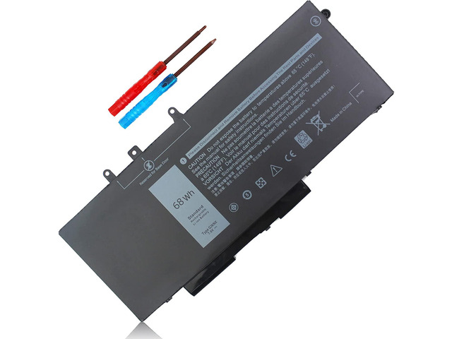 68Wh GJKNX Battery Compatible with Dell Latitude 5480 5580 5280 5590 5591 5490 5
