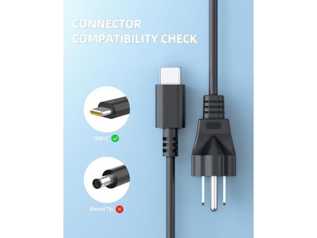 Fast Charger Fit for Lenovo IdeaPad Flex 5 3 CB Laptop - (Safety Certified by UL) 65W 45W USB-C