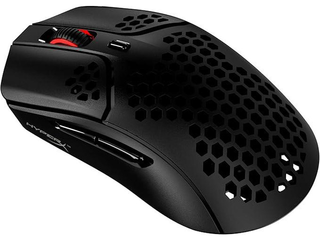 HyperX Pulsefire Haste Wireless Gaming Mouse Ultra Lightweight, 61g, 100 Hour Battery Life, 2.4Ghz Wireless, Honeycomb Sh