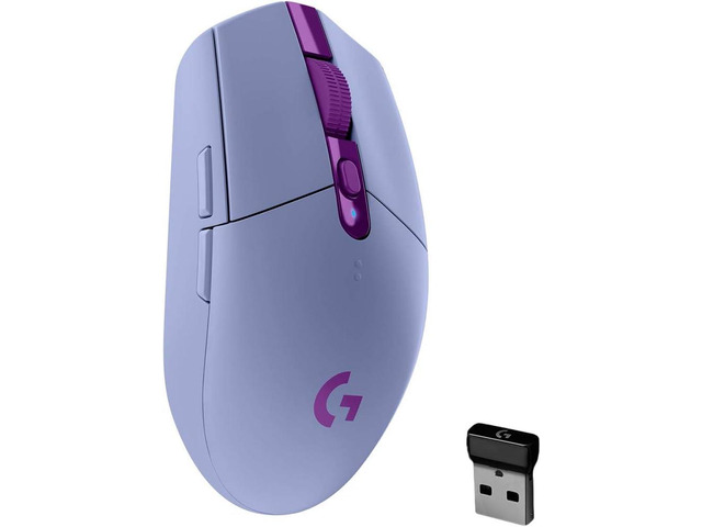 G305 LIGHTSPEED Wireless Gaming Mouse, Hero 12K Sensor, 12,000 DPI, Lightweight,