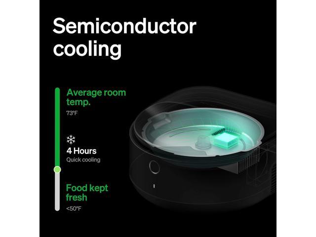 Automatic Cat Feeder Wet Food Refrigerated New Upgraded APP Control,3 Days Freshness 3 Meals,Semiconductor Cooling & Quick Chills Wet Food...