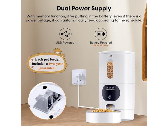 Automatic Cat Feeders Camera 5G: WiFi Easy to Clean Timed Smart Dog Food Dispenser 2-Way Audio Memory Function Pet Feeder HD 1080P Video Record APP...