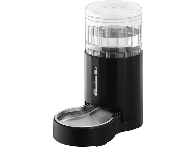 Cat Water Dispenser with Stainless Steel Bowl, Automatic Dog Water Bowl Dispense
