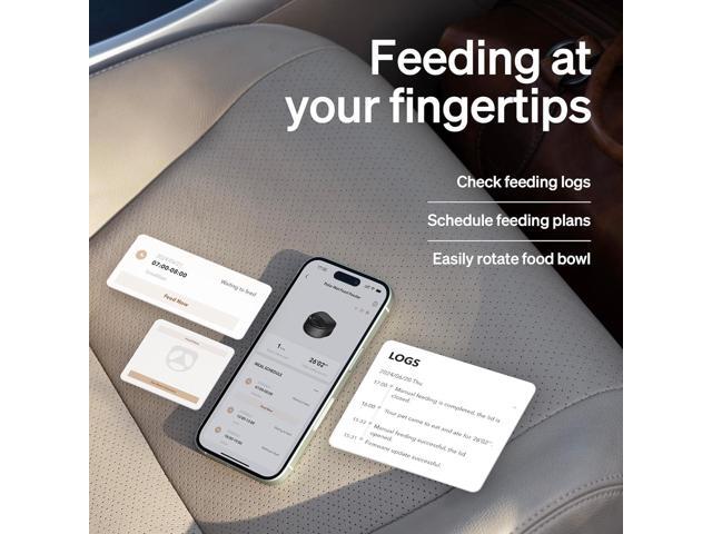 Automatic Cat Feeder Wet Food Refrigerated New Upgraded APP Control,3 Days Freshness 3 Meals,Semiconductor Cooling & Quick Chills Wet Food...