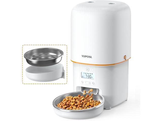 Automatic Cat Feeders - 2L/4L Cat Food Dispenser Easy to Use, Timed Automatic Pet Feeder with Over 180-day Battery Life, 1-6 Meals Dry Food...