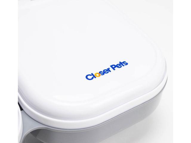 Two-Meal Automatic Pet Feeder with Stainless Steel Bowl Inserts (C200)