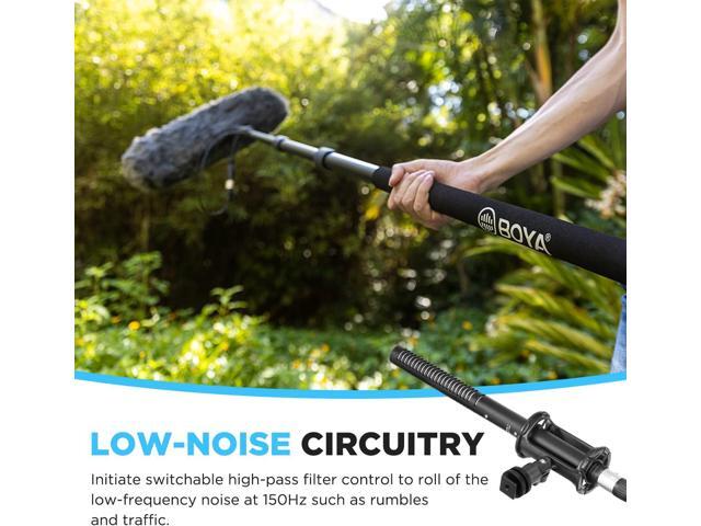 Boya XLR Shotgun Microphone BY-BM6060, Super-Cardioid Condenser Mic with 24 48V Phantom Power for Camera Camcorder Film Interview TV Program...