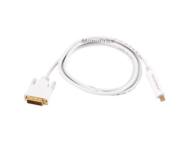 Monoprice 6Ft 32Awg Mini Displayport To Dvi Cable - White