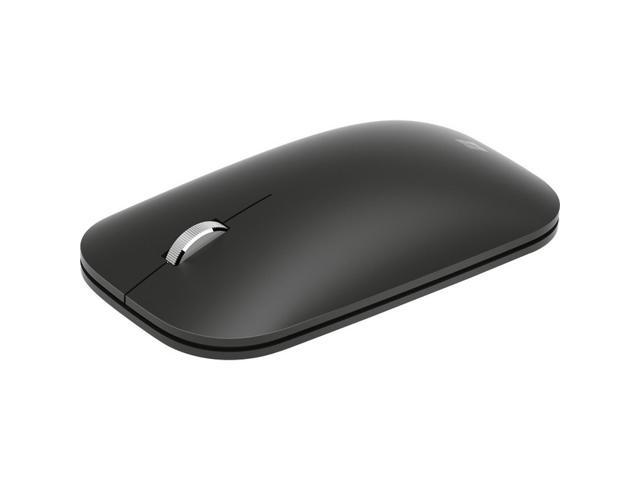 Microsoft Modern Mobile Mouse, Black - Comfortable Right/Left Hand Use design with Metal Scroll Wheel, Wireless, Bluetooth for PC/Laptop/Desktop.