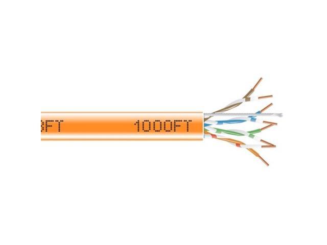 Black Box EYN866A-PB-1000 1000ft GigaTrue 550 CAT6 550-MHz Bulk Cable Orange