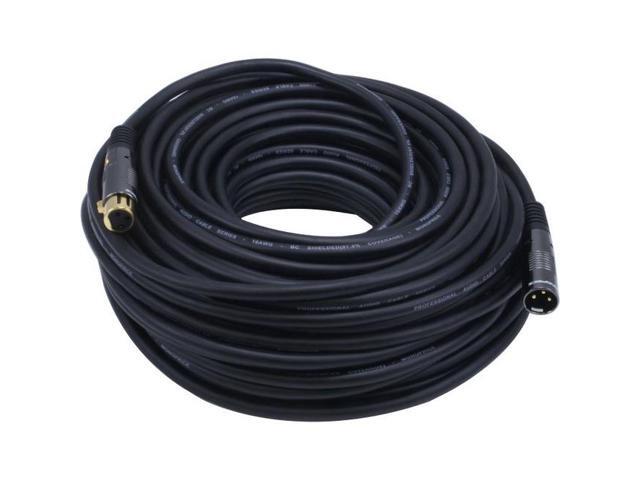 Monoprice XLR Male to XLR Female Cable [Microphone & Interconnect] - 100 Feet Gold Plated, 16AWG - Premier Series