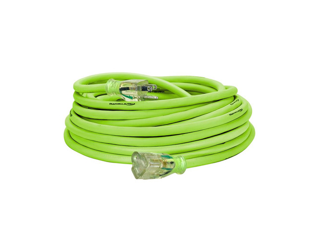 Flexzilla Pro Extension Cord 123 AWG SJTW 50ft Outdoor Lighted Plug