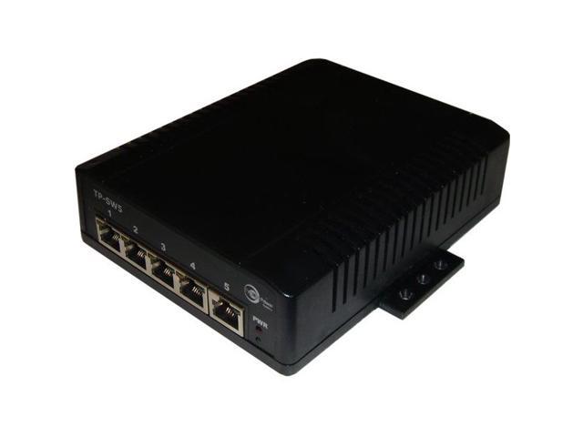 5 PORT UNMANAGED GIGABIT 802.3AT MODE B POE NETWORK SWITCH; 46-58VDC WIRE TERM I