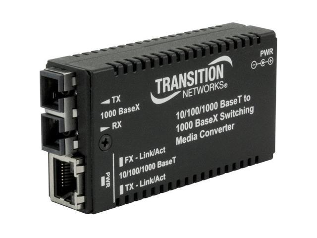 Transition Networks Mini Gigabit Ethernet Media Converter