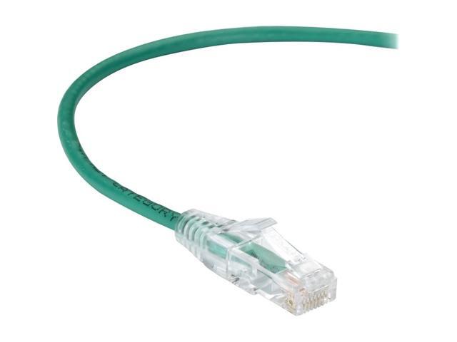 Black Box C6APC28-GN-05 5 ft. Slim Net CAT6A Patch Cable, Green