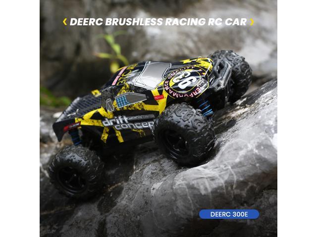 DEERC Brushless RC Cars 300E 60KM/H High Speed Remote Control Car 4WD 1:18 Scale Monster Truck for Kids Adults, All Terrain Off Road Truck with...