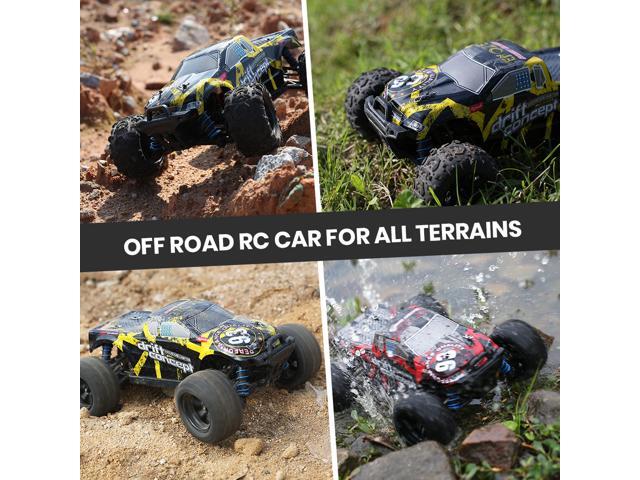DEERC Brushless RC Cars 300E 60KM/H High Speed Remote Control Car 4WD 1:18 Scale Monster Truck for Kids Adults, All Terrain Off Road Truck with...