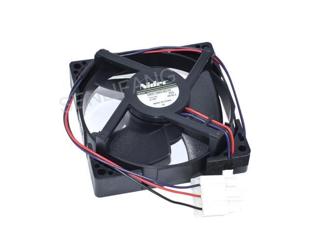 Ventilador de refrigeración cuadrado de 3 pines, U92C12MS1B3-52 DC12V 0.16A K9 4916L3