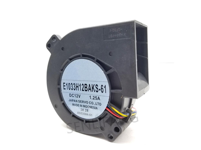 Nuevo para Servo E1033H12BAKS-61 DC 12V 1.25A 97x97x33mm ventilador de refrigeración de servidor de 4 cables