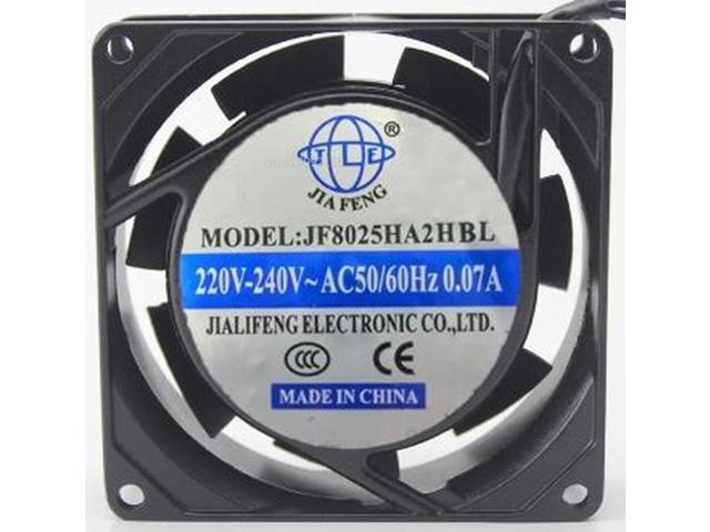 Para JF8025HA2HBL 220V ventilador 8CM doble bola/aceite 8025 ventilador envÃ­o gratis