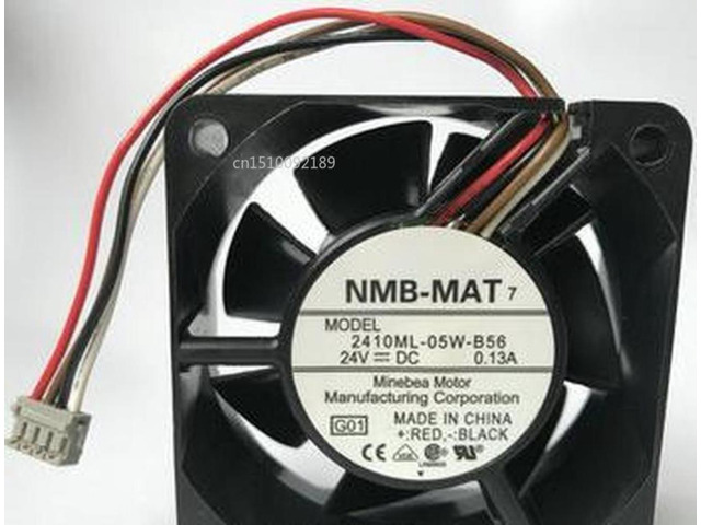 NMB 6025 2410ML-05W-B56 DC24V 0.13A 6CM inversor ventilador de refrigeración envío gratis