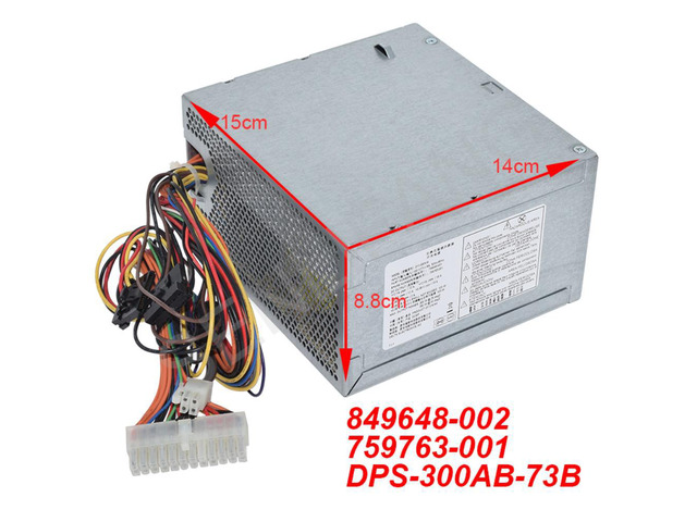 ProDesk 550 405 G2 400 G2 300W fuente de alimentaciÃ³n, 849648-002,759763-001,DPS-300AB-73B, funciona perfectamente