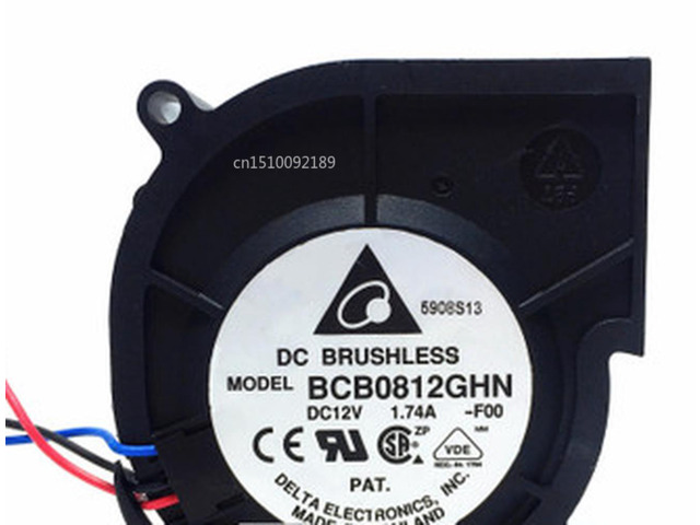 BCB0812GHN-F00 12V 1.74A 8CM8030 ventilador de turbina