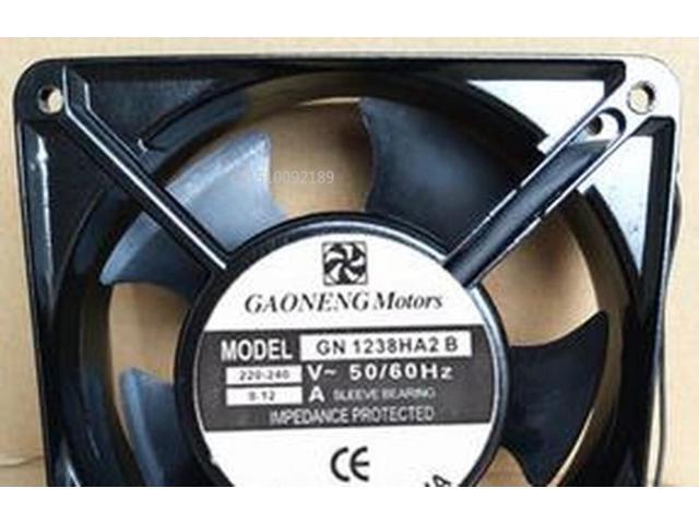 Para GN12038HA2B AC220V-240V 0.14A Authenti ventilador de refrigeración de marco de aluminio