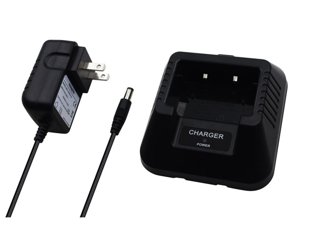 Baofeng-walkie-talkie, cargador de escritorio para UV-5R A/E/Plus TP bidireccional