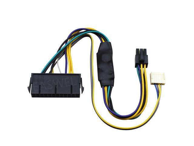 24Pin a 6P convertidor Adaptador de Cable de alimentación para HP Elite 8100 de 8200 de 8300 800G1