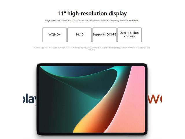 Xiaomi Mi Pad 5 11.0-inch 2560x1600P LCD Display Tablet 6GB 128GB 8720mAh Battery Android 11-White