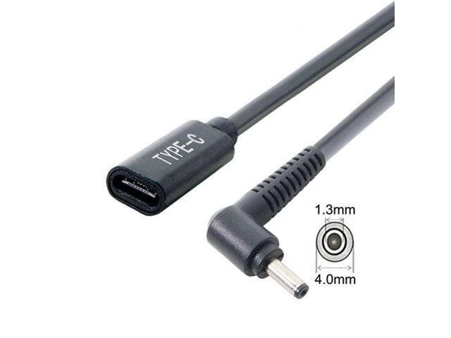 CY Type C USB-C Female Input to 4.0*1.3mm Cable UC-109-4013MM