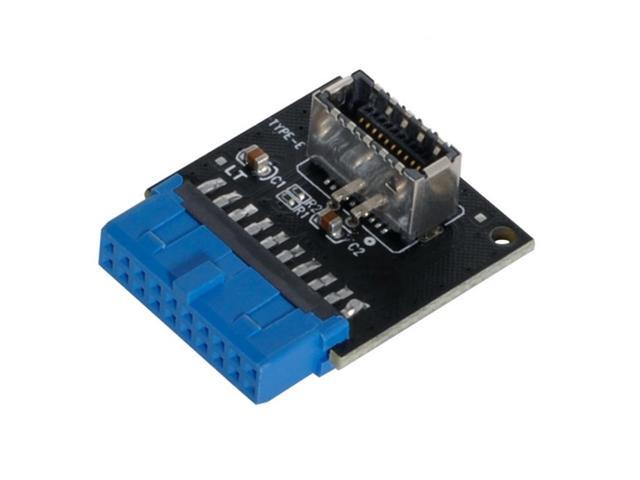 CY USB 3.1 Front Panel Socket Key-A Type-E to USB 3.0 20Pin Header Male Extension Adapter for Motherboard UC-308