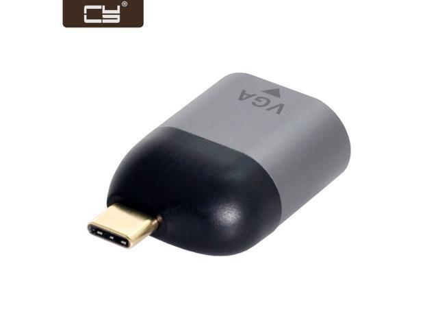 CY USB-C Type C to VGA Converter Monitor Adapter 1080p 60hz for Tablet & Phone & Laptop