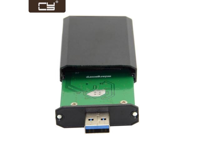 CY Mini PCI-E mSATA to USB 3.0 External SSD PCBA Conveter Adapter Pen Driver Card with Case U3-294