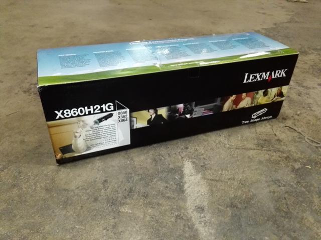 Lexmark X860H21G High Yield Toner Cartridge - Black