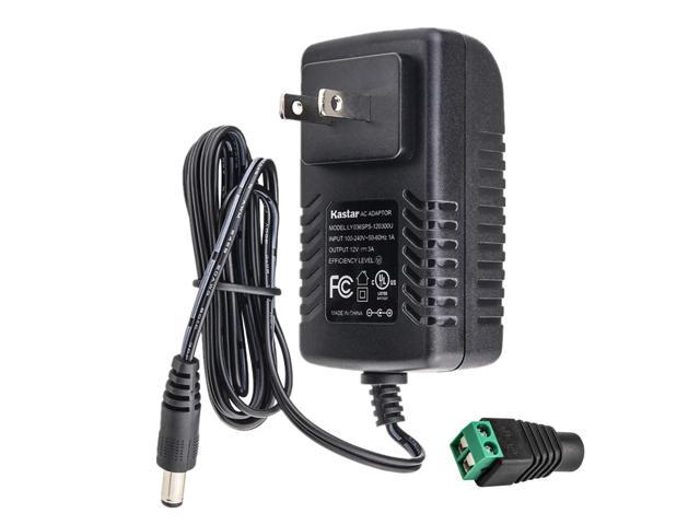 [Ul Listed] 12V 3A 36W Ac Dc Power Supply Adapter Charger For Led Strip Light Cctv Camera Maxtor Onetouch 4 Hdd 7000 3100 3200 Personal Storage. photo